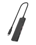ICY BOX IB-HUB1437-CPD USB 3.2 Gen 2 (3.1 Gen 2) Type-C laidinis juodas