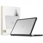 Tech-Protect Velar MacBook Neo 13 2026 Hard Shell Case Black/Matte Clear