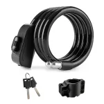 ROCKBROS Dviračio trosinė spyna RKS515-BK 1,1 m Juoda