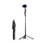 ORICO SPM215 Selfie Stick Tripod su Bluetooth 5.2 nuotoliniu valdymu, 360&deg; sukimu, 1/4 colio laikikliu, i&scaron;siskleidžia iki 72 cm, juodas