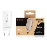 Tactical Adapter FlashBang GaN White 65W USB-C įkroviklis