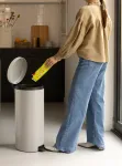 Brabantia NewIcon 30 L Soft Grey Pedal Bin (254949)