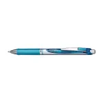 Pentel EnerGel Xm atitraukiamas gelinis ra&scaron;iklis - &scaron;viesiai mėlynas ra&scaron;alas - 0,35 mm adatinis antgalis - mėlynas korpusas - guminė rankena