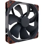 Noctua NF-A14 industrialPPC-2000 PWM ventiliatorius 140x25 mm, 12 V, 500&ndash;2000 aps./min., 182,5 m&sup3;/h, 31,5 dB, SSO guolis, juodos ir rudos spalvos