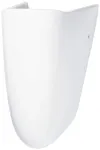 DEANTE Jasmin Half-Pedestal for Washbasin - White Ceramic Wall-Mounted