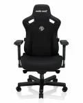 Anda Seat Kaiser 3 XL Premium PVC odos žaidimų kėdė - juoda
