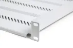 Digitus TN-19-650-1U-GY 19 colių fiksuota stelažo lentyna 1U, 650 mm gylio, pilka, 25 kg apkrova