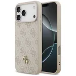 GUESS 4G Small Classic Logo MagSafe dėklas, skirtas iPhone 18 Pro Max / 17 Pro Max - rožinis