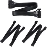 SilverStone SST-PP05-MBEPS EPS 8 kontaktų ilginimo laidas &ndash; mėlynas/juodas, 300 mm