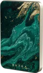 Burga Magnetic 5000 mAh i&scaron;orinė baterija Emerald Pool Gold
