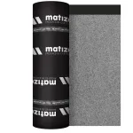BASE V Underlay Roofing Felt S3.0 S-F 10m2 - SBS modifikuoto bitumo užlydomoji membrana, armuota stiklo pluo&scaron;tu, smėliuota danga, 3 mm, 1 m x 10 m rulonas, juoda/pilka