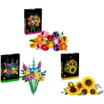 LEGO Botanicals Summer Flower Bouquet Bundle &ndash; 756 dalių botaninė kolekcija suaugusiems