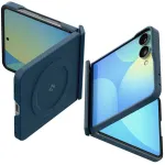SPIGEN AirSkin Aramid MagSafe dėklas, skirtas Samsung Galaxy Z Flip 8 &ndash; tamsiai mėlynas