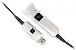Huddly USB 3.0 aktyvusis optinis kabelis, Type-A male į Type-A female, 10 m, juodas 7090043790450