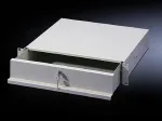 Rittal Rack Storage Drawer 7282.035 - 1U 19 colių stalčius, &scaron;viesiai pilkas (RAL 7035)