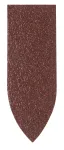 Bosch 2609256A38 Delta &scaron;lifavimo popierius, kibioji juosta, neperforuotas, grūdėtumas 80, kampas 32 mm, 5 vnt.