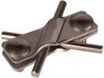 DEHN SV-Klemme NIRO apsauginio sujungimo spaustukas apvaliems laidininkams 7-10 mm, nerūdijantis plienas, 308229