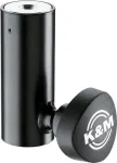 K&M 24528-000-55 redukcinis flan&scaron;as, juodas