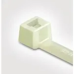 HellermannTyton T18L-HS-NA-C1 termostabilus poliamidinis kabelių rai&scaron;tis, natūralus, 200 mm x 2,5 mm, 100 vnt. pakuotė