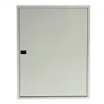 TIBOX AS424 pavir&scaron;inio montavimo skirstomasis skydas, 585x750x115 mm, 4 eilės x 24 moduliai, vidaus, permatomomis durelėmis, baltas/pilkas