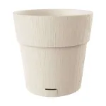 STEFANPLAST Ethica gėlių vazonas su padėklu &Oslash;40x39cm baltas