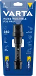 Varta Indestructible F20 Pro &ndash; rankinis žibintuvėlis &ndash; juodas &ndash; aliuminis &ndash; 9 m &ndash; IP67 &ndash; LED