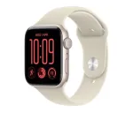 Apple Watch SE 3 GPS 40 mm Starlight aliuminio korpusas su smėlio spalvos sportine apyranke, S/M