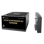 Thermaltake Dockpower FI 1200W kompiuterio maitinimo blokas (1200 W, 80 PLUS Gold, ATX 3.1), juodas