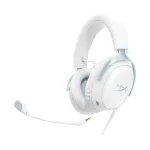HyperX Cloud III žaidėjų ausinės, baltos ir mėlynos, DF7F1AA