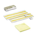 K&auml;rcher 2.863-346.0 &ndash; Grindų &scaron;luostė &ndash; balta, geltona &ndash; audinys &ndash; tinka K&auml;rcher SC 2 Deluxe, SC 2 EasyFix, SC 3 EasyFix, SC 4 Deluxe, SC 4 EasyFix, SC 4 EasyFix Iron SC... &ndash; 345 mm &ndash; 11 vnt.