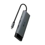 USB Type-C 7-in-1 stotelė TP-Link UH7021C &mdash; HDMI, USB 3.2 Gen1, USB 2.0, SD/microSD, 5000 Mbit/s, aliuminis juoda