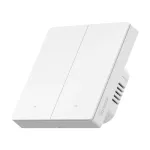 Sonoff ZBM5-2C-86W (2 kanalų) Zigbee i&scaron;manusis liečiamasis sieninis jungiklis
