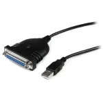 StarTech.com 6 pėdų USB į DB25 lygiagretų spausdintuvo adapterio laidas - M/M