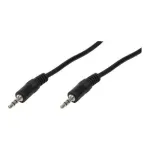 Logilink garso laidas Mini-Phone Stereo 3,5 mm (M) - Mini-Phone Stereo 3,5 mm (M) - 2 m - juodas (CA1050)