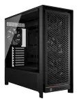 Korpusas PC Midi Tower CORSAIR FRAME 5000D RS &mdash; Juodas, ATX/EATX palaikymas, 3x140 mm priekiniai ventiliatoriai, grūdintas stiklas, 250&times;556&times;542 mm