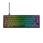 CHERRY K5V2 Kompakti&scaron;ka klaviatūra žaidimams USB QWERTZ Juoda 68 klavi&scaron;ai RGB LED