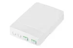 DIGITUS FTTH korpusas su 2x LC(APC) DX adapteriu, pavir&scaron;inis montavimas