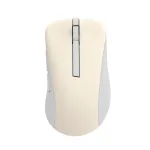 ASUS Marshmallow MD102 smėlio spalvos belaidė optinė pelė darbui biure, RF + Bluetooth, 1600 DPI, de&scaron;iniarankiams
