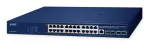 Valdomas jungiklis PLANET GS-4210-16UP8T4X L2/L4 Gigabit Ethernet 24 prievadai