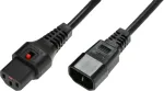 MicroConnect PC1021 maitinimo laidas juodas 2 m C13 ki&scaron;tukas C14 lizdas