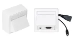HDMI adapteris Wiktors Vivolink WI221170 su 3,5 mm garso lizdu, baltas