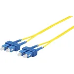 Microconnect FIB2210005 Skaidulinis optinis kabelis SC&ndash;SC 0.5 m Geltonas OS2