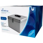 MEDIARANGE BOX76 &ndash; Dėžė diskams &ndash; 300 diskų &ndash; sidabrinė &ndash; vilna &ndash; plastikas &ndash; mediena &ndash; 120 mm &ndash; aliuminis