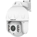 Foscam SD8EP PoE stebėjimo kamera balta 8MP (3840x2160), maitinimas per Ethernet, pasukimo ir pakreipimo funkcija, 4x optinis priartinimas
