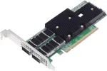 BC 200 GbE 2 prievadų QSFP112 serverio adapteris NetXtreme P2200G (2x QSFP112) bulk PCIe 5.0 x16 su auk&scaron;tu ir žemu profiliu kron&scaron;teinu