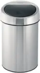 &Scaron;iuk&scaron;liadėžė BRABANTIA Touch Bin 3 L matinis plienas, apsaugota nuo pir&scaron;tų atspaudų, modelis 37 86 45