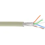InLine Patch Laidas S/FTP PiMF Cat.6A halogen-free 500MHz pilkas 100m