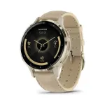 Garmin Venu 3S 41mm, prancūzi&scaron;kai pilka / &scaron;velnus auksas