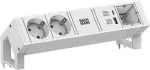 Maitinimo juosta Bachmann DESK2 su 2x CEE 7/3 lizdais, modelis 902.3213