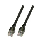 EFB-Elektronik RJ45 jungiamasis kabelis Cat.5e SF/UTP PVC CCA juodas 3m (K5456.3)